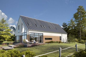  Projekt domu Trogir DCP406 (WOB1738) - projekt domu parterowego z poddaszem - Zdjęcie 5