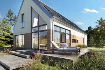  Projekt domu Trogir DCP406 (WOB1738) - projekt domu parterowego z poddaszem - Zdjęcie 4