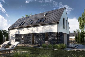  Projekt domu Nairobi LMP334 (WRB1608) - projekt domu parterowego z poddaszem - Zdjęcie 3