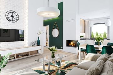  Projekt domu Kasia 3 (WAH2014) - projekt domu parterowego - Zdjęcie 4