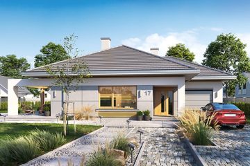  Projekt domu Wspaniały (WAH2020) - projekt domu parterowego - Zdjęcie 5