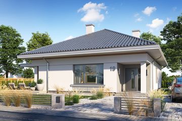  Projekt domu Wspaniały 2 (WAH2021) - projekt domu parterowego - Zdjęcie 3