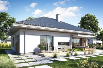  Projekt domu Wspaniały 2 (WAH2021) - projekt domu parterowego - Zdjęcie 2