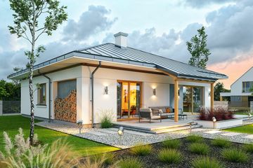  Projekt domu Wspaniały 3 (WAH2022) - projekt domu parterowego - Zdjęcie 3