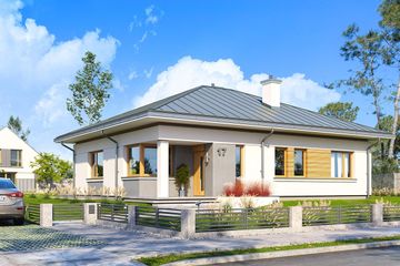  Projekt domu Wspaniały 3 (WAH2022) - projekt domu parterowego - Zdjęcie 5