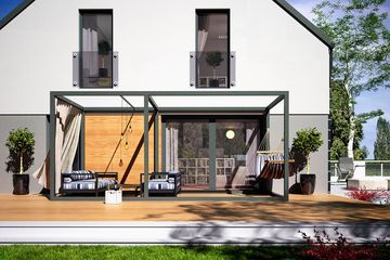  Projekt domu Nowalia Mode bez garażu [B] (WRF2099) - projekt domu parterowego z poddaszem - Zdjęcie 3