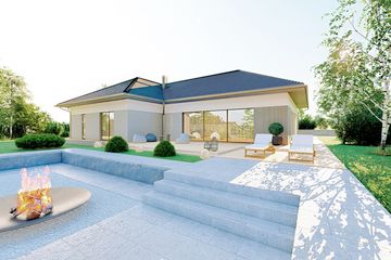  Projekt domu Premium Home 05 (GFP1004) - projekt domu parterowego - Zdjęcie 2