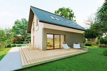  Projekt domu Premium Home 07 (GFP1006) - projekt domu parterowego z poddaszem - Zdjęcie 2