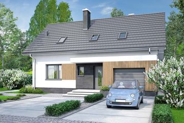  Projekt domu Bueno 2 (WOF1141) - projekt domu parterowego z poddaszem - Zdjęcie 3