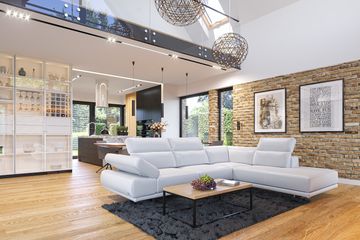  Projekt domu Willa Eska 3 (WAH2024) - projekt domu parterowego z poddaszem - Zdjęcie 7