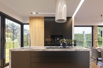  Projekt domu Willa Eska 3 (WAH2024) - projekt domu parterowego z poddaszem - Zdjęcie 9