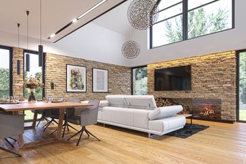  Projekt domu Willa Eska 3 (WAH2024) - projekt domu parterowego z poddaszem - Zdjęcie 10