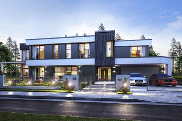  Projekt domu Willa moderna (WAH2025) - projekt domu z pełnym piętrem - Zdjęcie 1