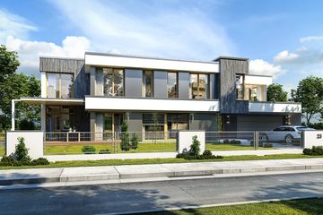  Projekt domu Willa moderna (WAH2025) - projekt domu z pełnym piętrem - Zdjęcie 3