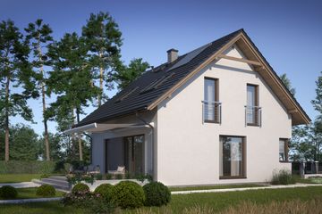  Projekt domu N26-BG (KKG1017) - projekt domu parterowego z poddaszem - Zdjęcie 4