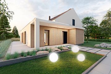  Projekt domu Premium Home 08 (GFP1007) - projekt domu parterowego - Zdjęcie 1