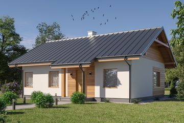  Projekt domu L-241 (SLU1013) - projekt domu parterowego - Zdjęcie 1