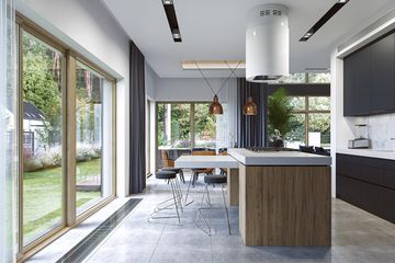  Projekt domu Willa moderna 2 (WAH2026) - projekt domu z pełnym piętrem - Zdjęcie 5