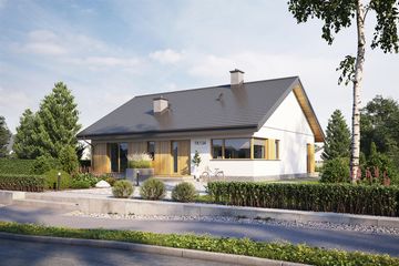  Projekt domu TK134 (WBE1012) - projekt domu parterowego - Zdjęcie 3