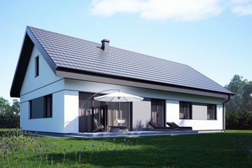  Projekt domu uA168 (WCB1237) - projekt domu parterowego - Zdjęcie 3