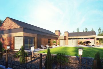  Projekt domu uA48v1 (WCB1235) - projekt domu parterowego - Zdjęcie 2