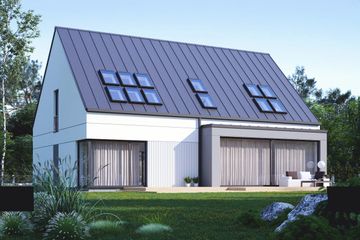  Projekt domu uA175 (WCB1241) - projekt domu parterowego z poddaszem - Zdjęcie 4
