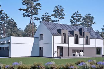  Projekt domu uA176v1 (WCB1244) - projekt domu parterowego z poddaszem - Zdjęcie 4