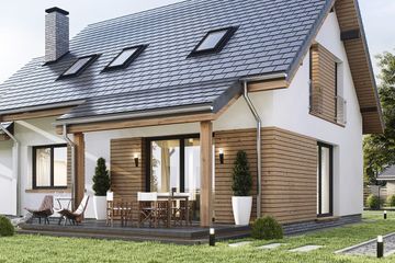  Projekt domu Narcyz 4 (WAH2029) - projekt domu parterowego z poddaszem - Zdjęcie 5