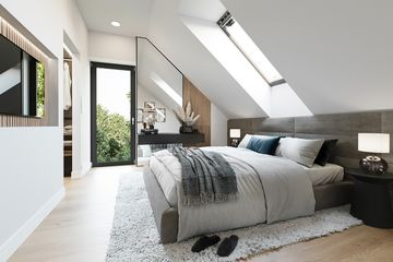  Projekt domu Narcyz 4 (WAH2029) - projekt domu parterowego z poddaszem - Zdjęcie 10