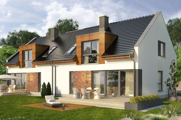  Projekt domu Aviator 4 2L (WRN1477) - projekt domu z pełnym piętrem - Zdjęcie 2