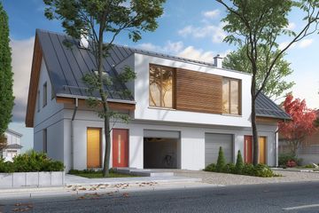  Projekt domu Bali (BSA2276) - projekt domu parterowego z poddaszem - Zdjęcie 1