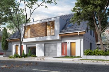  Projekt domu Bali (BSA2276) - projekt domu parterowego z poddaszem - Zdjęcie 2