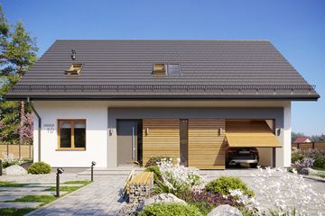  Projekt domu Premium Home 10 (GFP1009) - projekt domu parterowego z poddaszem - Zdjęcie 4