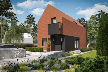  Projekt domu Moniczka II (wersja C) energo (WRC2773) - projekt domu parterowego z poddaszem - Zdjęcie 2