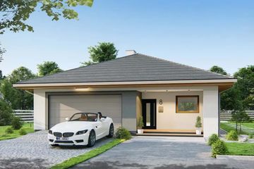  Projekt domu Narodziny gwiazdy 1b (WRD2926) - projekt domu parterowego z poddaszem - Zdjęcie 2