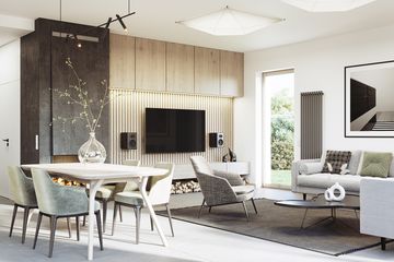  Projekt domu E-265 (WAX1182) - projekt domu parterowego z poddaszem - Zdjęcie 7