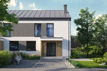  Projekt domu Eco 41 - dwulokalowy (WOZ1049) - projekt domu z pełnym piętrem - Zdjęcie 2