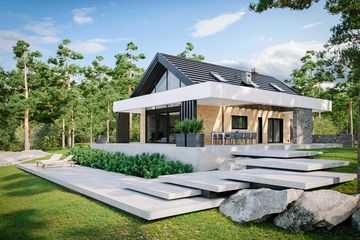  Projekt domu HomeKoncept 66 G1 (KRX1139) - projekt domu parterowego z poddaszem - Zdjęcie 10