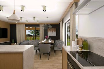Projekt domu KA142 SZ - parterowy dom o powierzchni 79,51 m², dach dwuspadowy - ujęcie 5