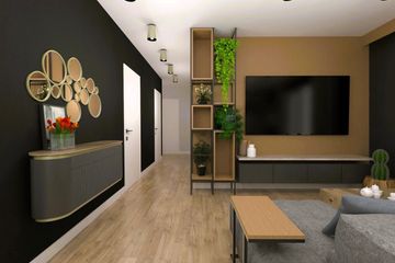 Projekt domu KA142 SZ - parterowy dom o powierzchni 79,51 m², dach dwuspadowy - ujęcie 8