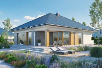  Projekt domu Domena 134 C (WRW1352) - projekt domu parterowego - Zdjęcie 2