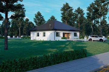  Projekt domu Sej-pro 071/1 energo (ELW1045) - projekt domu parterowego - Zdjęcie 2