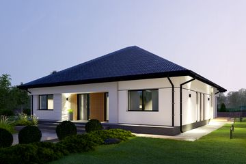  Projekt domu Sej-pro 071 energo (ELW1044) - projekt domu parterowego - Zdjęcie 1