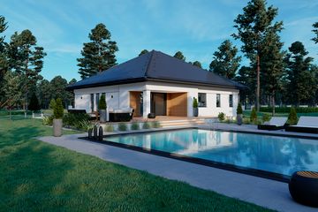  Projekt domu Sej-pro 071 energo (ELW1044) - projekt domu parterowego - Zdjęcie 3