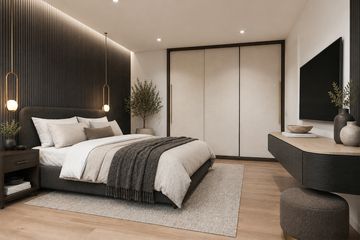 Projekt domu Sej-pro 071 energo - parterowy dom o powierzchni 136,55 m², dach kopertowy - ujęcie 13