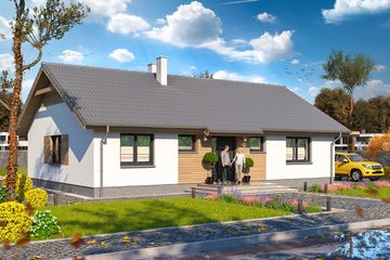  Projekt domu Tebe 4 (WOE1161) - projekt domu parterowego - Zdjęcie 2