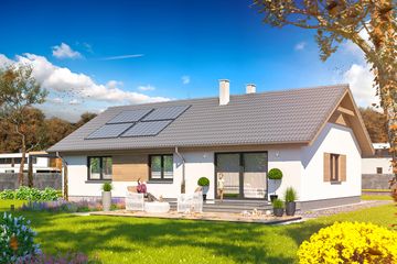  Projekt domu Tebe 4 (WOE1161) - projekt domu parterowego - Zdjęcie 3