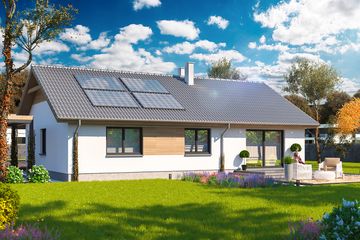  Projekt domu Tebe 4 (WOE1161) - projekt domu parterowego - Zdjęcie 4