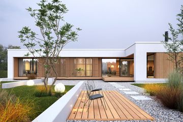  Projekt domu Parterowy 1A (WAW1139) - projekt domu parterowego - Zdjęcie 2