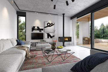  Projekt domu Parterowy 1A (WAW1139) - projekt domu parterowego - Zdjęcie 4